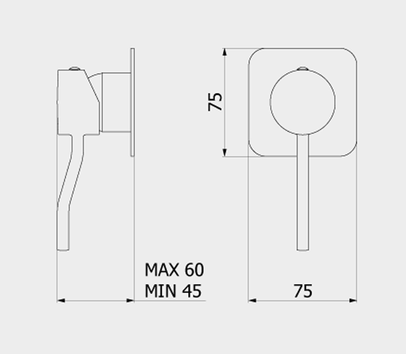 Miscelatore doccia incasso una via completo marca IB rubinetti modello Kusasi rubinetteria rubinetto ottone cromato bagno fontana finitura cromo rivenditore autorizzato campania arredamento garanzia 10 anni azienda certificata made in italy