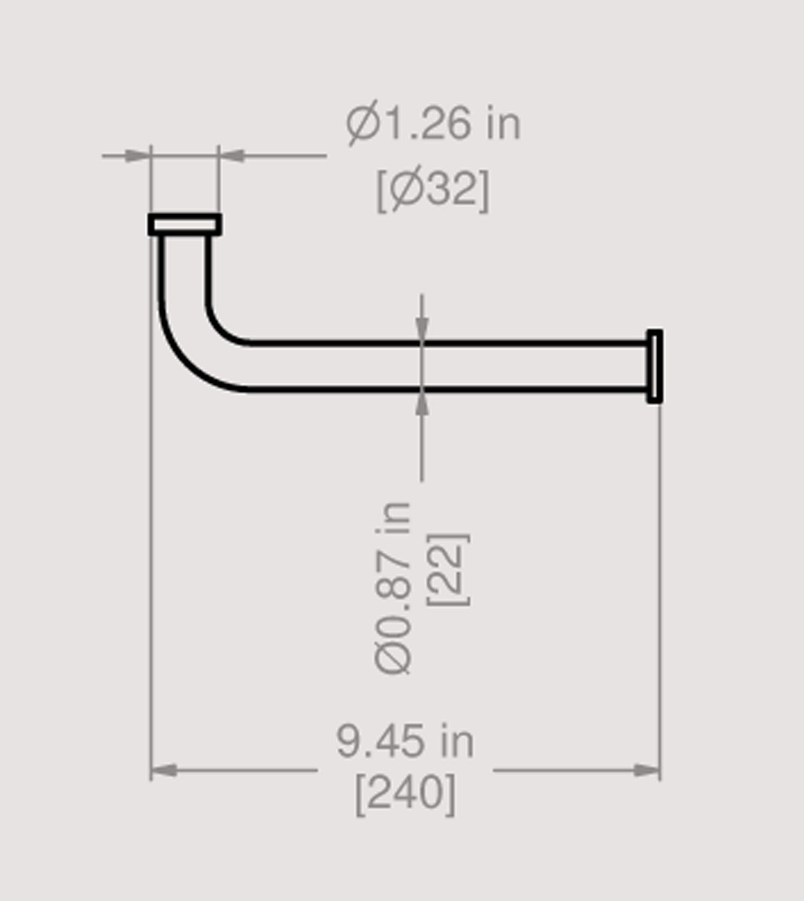 Porta Salviette A Parete IB Rubinetti Officina Materiale Ottone Finitura Cromata