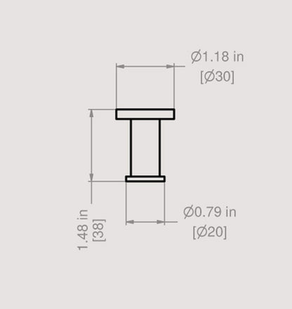 Porta Abiti Rotondo A Parete IB Rubinetti Officina Materiale Ottone Finitura Cromata