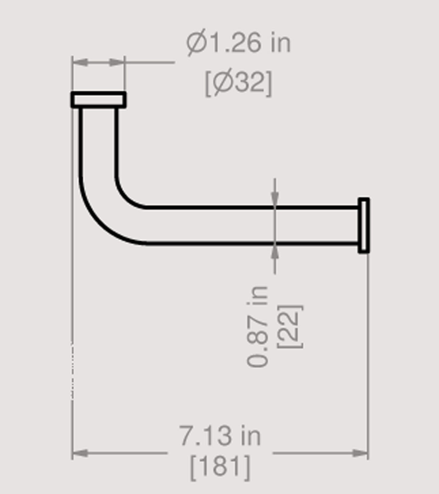 Porta Rotolo A Parete IB Rubinetti Officina Materiale Ottone Finitura Cromata