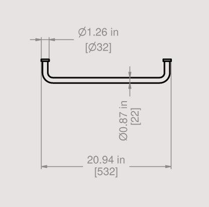 Porta Salviette A Parete IB Rubinetti Officina Materiale Ottone Finitura Cromata