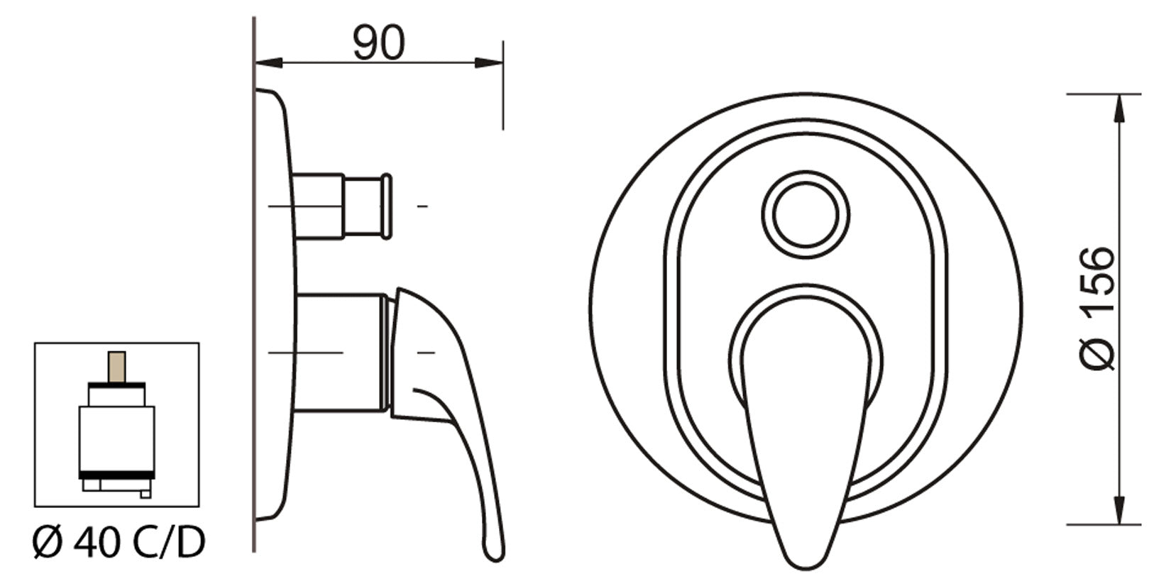 Miscelatore Incasso Doccia Con Deviatore Automatico Piastra Lusso Duemmeggi Premiere 2 Vie Installazione Muro Parete Meccanico 1 Leva Manopola Monocomando Materiale Ottone Finitura Cromata Made in Italy Garanzia 5 Anni