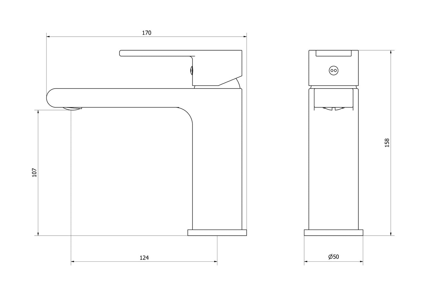 IB Rubinetti WHYNOT? Miscelatore Lavabo Monocomando Installazione Appoggio Monoforo Con Piletta Di Scarico Completo Altezza 158 mm Stile Moderno Materiale Ottone Finitura Cromata