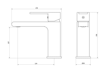 IB Rubinetti WHYNOT? Miscelatore Lavabo Monocomando Installazione Appoggio Monoforo Con Piletta Di Scarico Completo Altezza 158 mm Stile Moderno Materiale Ottone Finitura Cromata