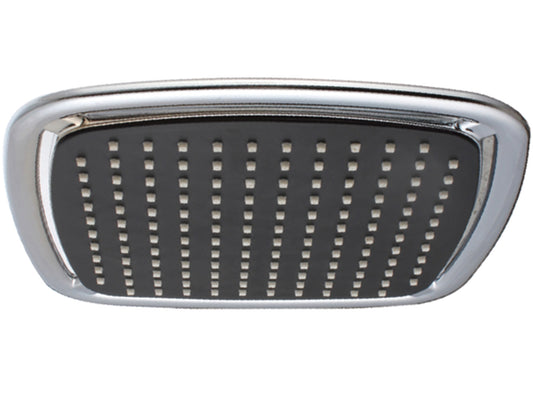 Soffione Cromato Quadro In ABS 240x240 MM Anticalcare Duemmeggi Soffioni ABS Soffione Minimal Square Installazione Parete Muro Soffitto Forma Quadrata Getto Pioggia Stile Moderno Finitura Cromata Made in Italy Garanzia 5 Anni