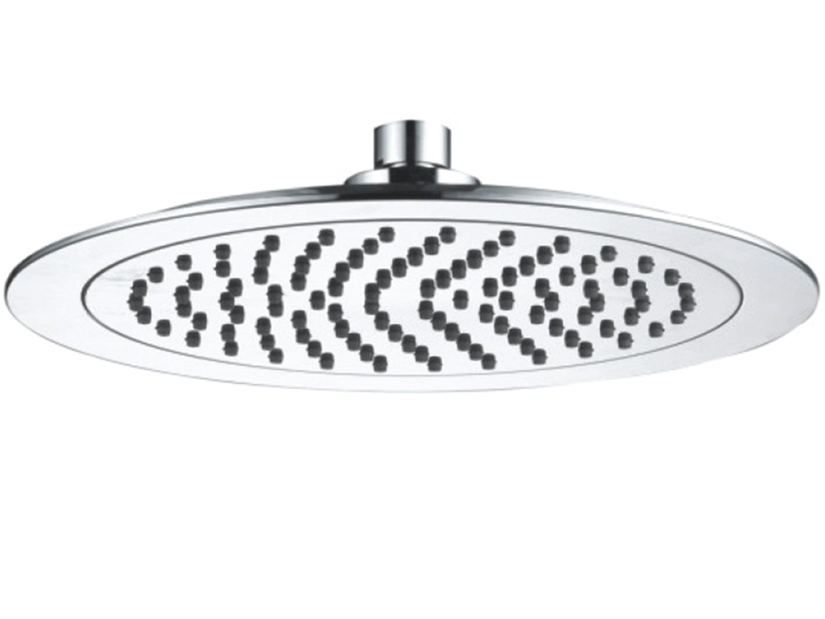 Soffione Cromato Tondo Slim In ABS Diametro Ø 240 MM Anticalcare Duemmeggi Soffioni ABS Minimale Round Installazione Parete Muro Soffitto Forma Rotonda Getto Pioggia Stile Moderno Finitura Cromata Made in Italy Garanzia 5 Anni