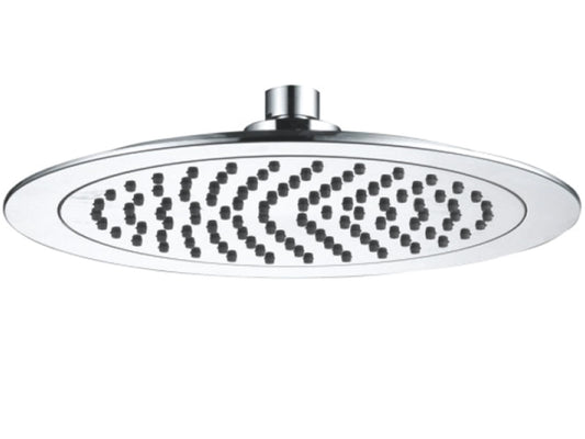 Soffione Cromato Tondo Slim In ABS Diametro Ø 240 MM Anticalcare Duemmeggi Soffioni ABS Minimale Round Installazione Parete Muro Soffitto Forma Rotonda Getto Pioggia Stile Moderno Finitura Cromata Made in Italy Garanzia 5 Anni