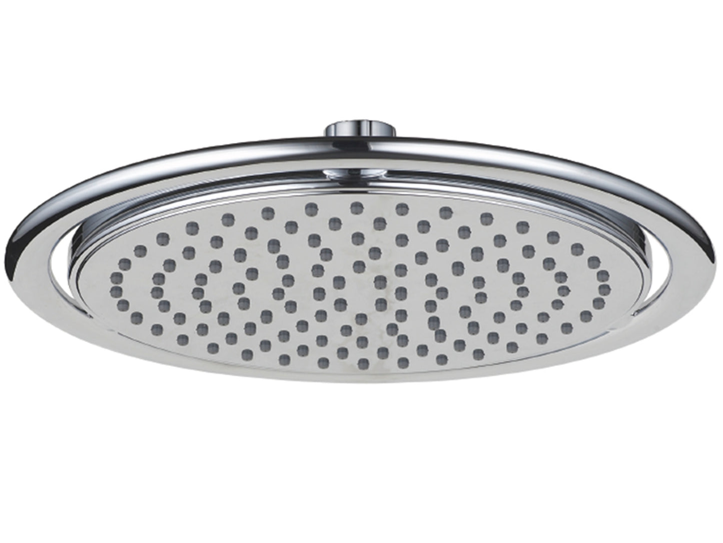 Soffione Cromato Tondo In ABS Diametro Ø 238 MM Anticalcare Duemmeggi Soffioni ABS Planet Round Installazione Parete Muro Soffitto Forma Rotonda Getto Pioggia Stile Moderno Finitura Cromata Made in Italy Garanzia 5 Anni