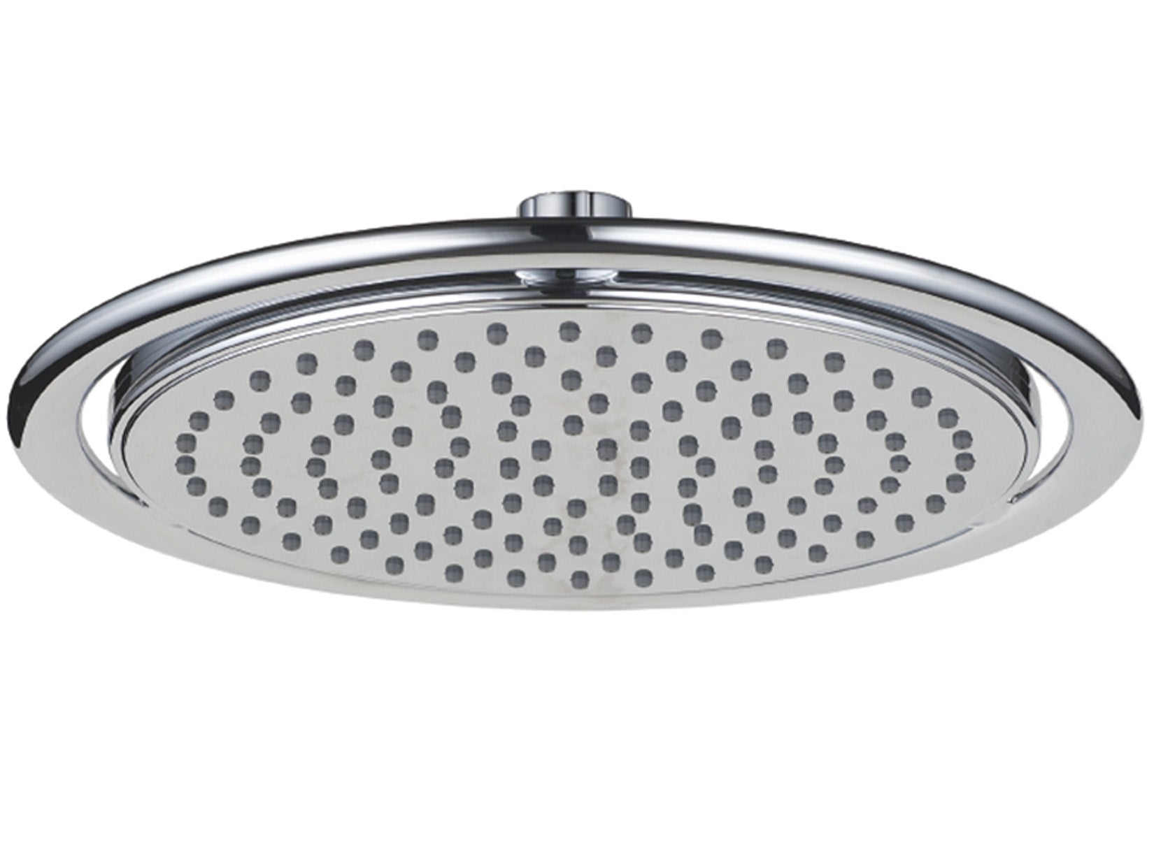 Soffione Cromato Tondo In ABS Diametro Ø 238 MM Anticalcare Duemmeggi Soffioni ABS Planet Round Installazione Parete Muro Soffitto Forma Rotonda Getto Pioggia Stile Moderno Finitura Cromata Made in Italy Garanzia 5 Anni