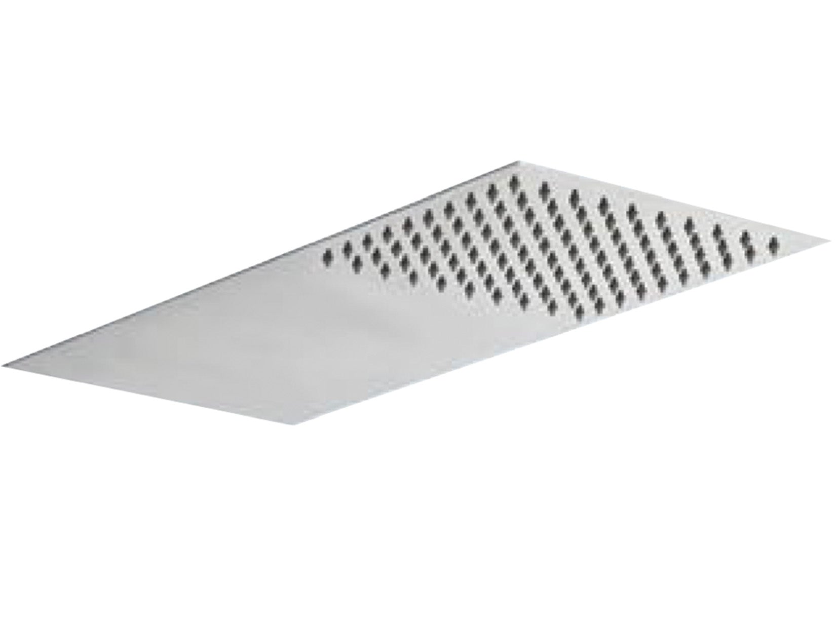 Soffione Doccia Slim Acciaio Inox 316 Rettangolare Con Anticalcare 200x500 MM Duemmeggi Giove Soffioni Finitura Cromata