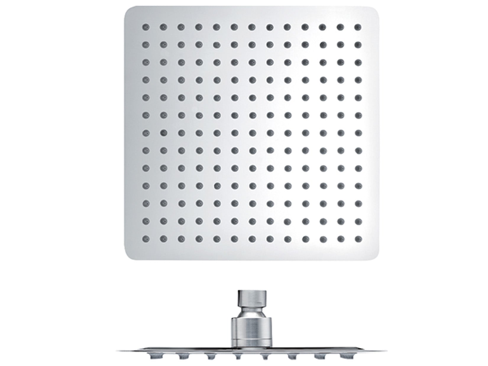 Soffione Inox 316 Quadro Con Anticalcare 200X200 MM Slim Duemmeggi Marte Soffioni Installazione Parete Muro Soffitto Forma Quadrato Getto Pioggia Stile Moderno Finitura Cromata Made in Italy Garanzia 5 Anni