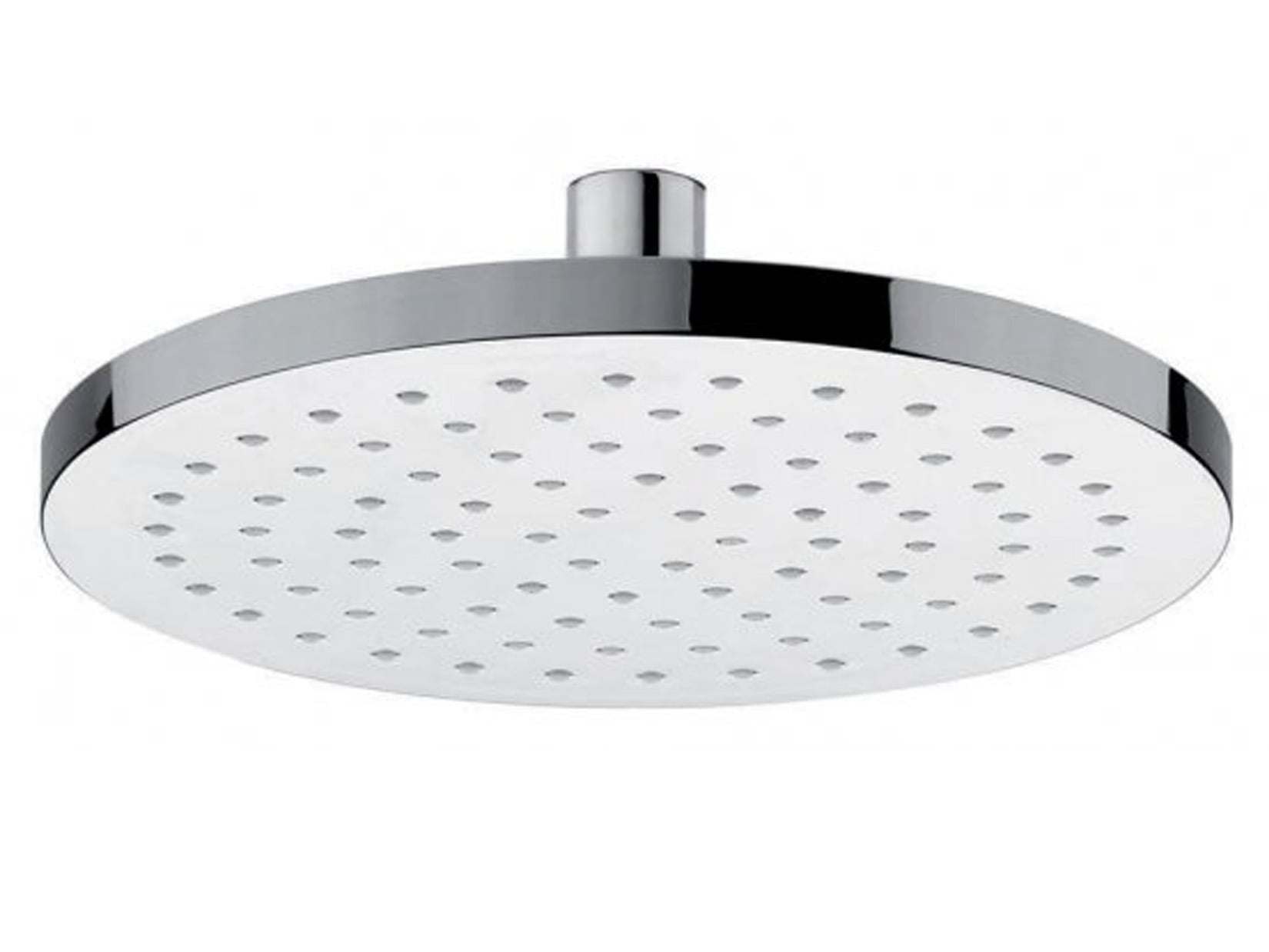 IB Rubinetti Shower Heads Soffione Doccia Rotondo Installazione A Soffitto / Muro Misura Diametro Ø200 mm Uscita Acqua Pioggia Stile Moderno Materiale ABS Finitura Cromata
