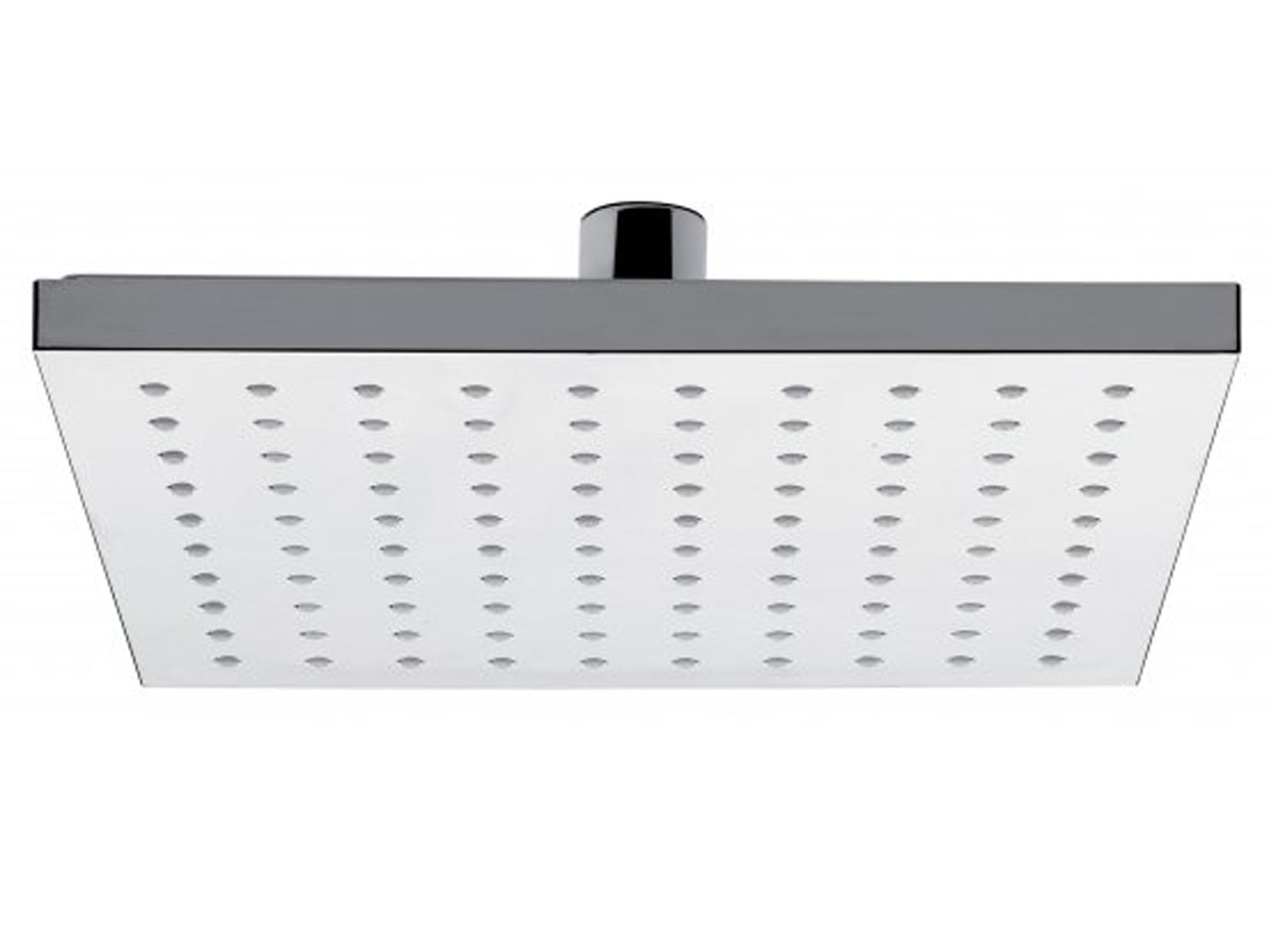 IB Rubinetti Shower Heads Soffione Doccia Quadrato Installazione A Soffitto / Muro Misura 200x200 mm Uscita Acqua Pioggia Stile Moderno Materiale ABS Finitura Cromata