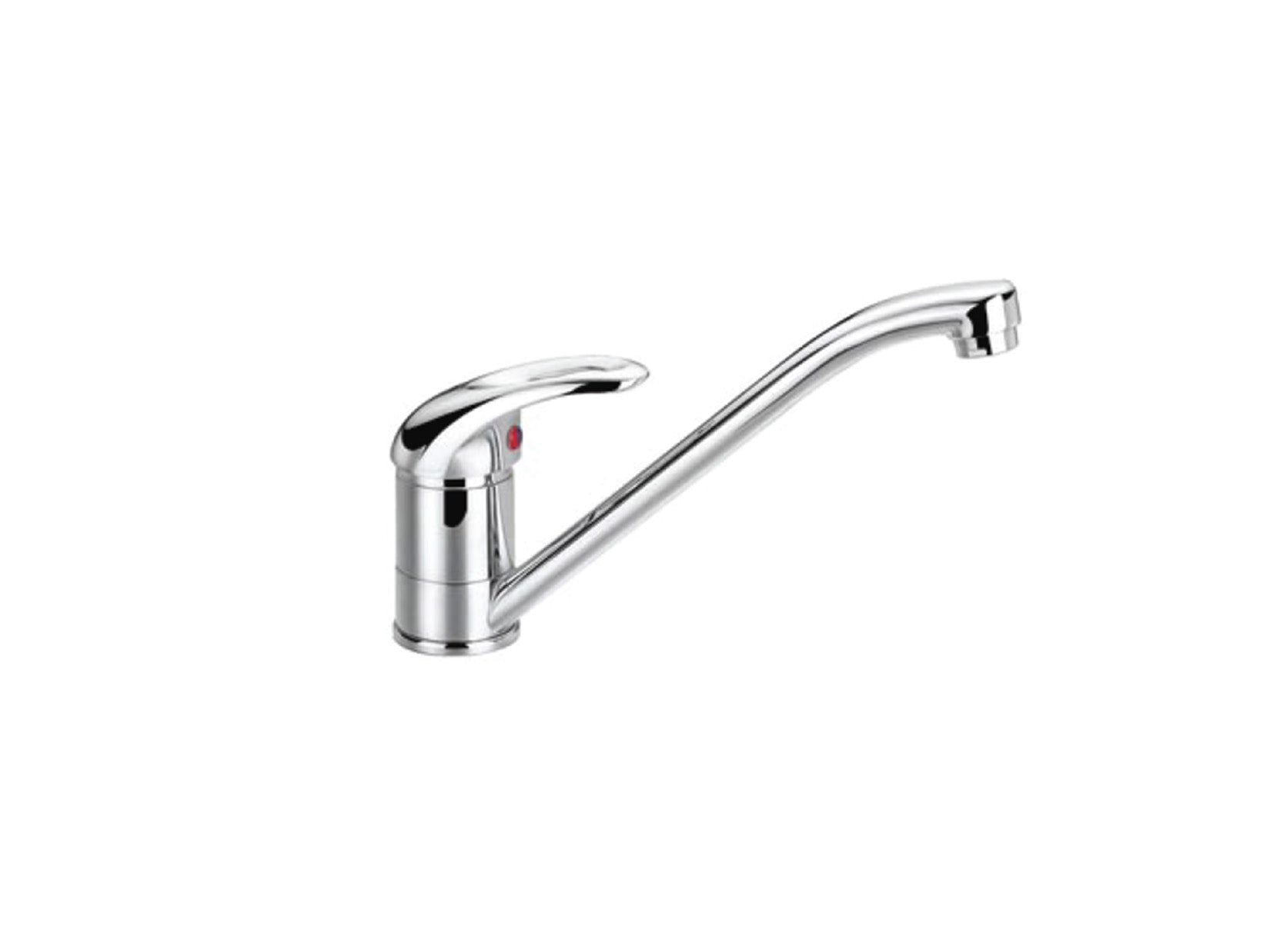 Miscelatore Lavello Monoforo Canna Snodata Fusa Duemmeggi Sigma Ottone Finitura Cromata Made in Italy Garanzia 5 Anni