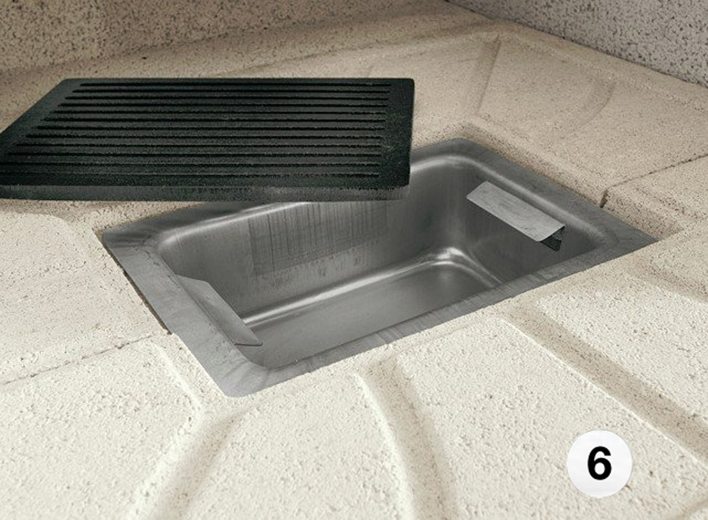 Palazzetti in Giardino Programma Maxime 2 Barbecue a Legna e Carbonelle Cappa Metallo Antracite con piano di appoggio Incluso di kit di montaggio Misura 102x95xh228 - 90x70xh78 cm