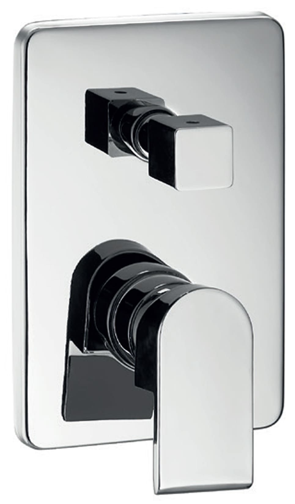 Miscelatore Incasso Doccia Con Deviatore Automatico Duemmeggi Smart Installazione Parete Muro 2 Fori 2 Vie Stile Moderno 1 Leva Manopola Monocomando Meccanico Materiale Ottone Finitura Cromata Made in Italy Garanzia 5 Anni