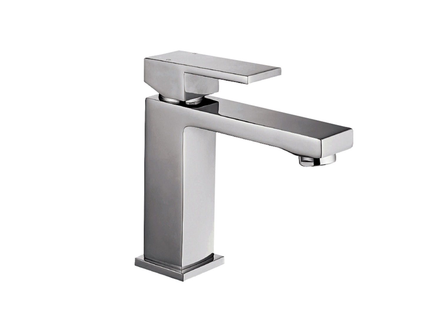 Miscelatore Lavabo Appoggio Monoforo 1 Foro Piletta Scarico Automatico 1" 1/4" Duemmeggi 2MG Square Materiale Ottone Finitura Cromata Stile Moderno Lunghezza 150,5 mm Altezza 150,3 mm Made in Italy Garanzia 5 Anni
