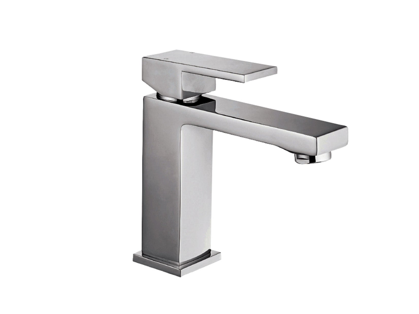 Miscelatore Lavabo Appoggio Monoforo 1 Foro Piletta Scarico Automatico 1" 1/4" Duemmeggi 2MG Square Materiale Ottone Finitura Cromata Stile Moderno Lunghezza 150,5 mm Altezza 150,3 mm Made in Italy Garanzia 5 Anni