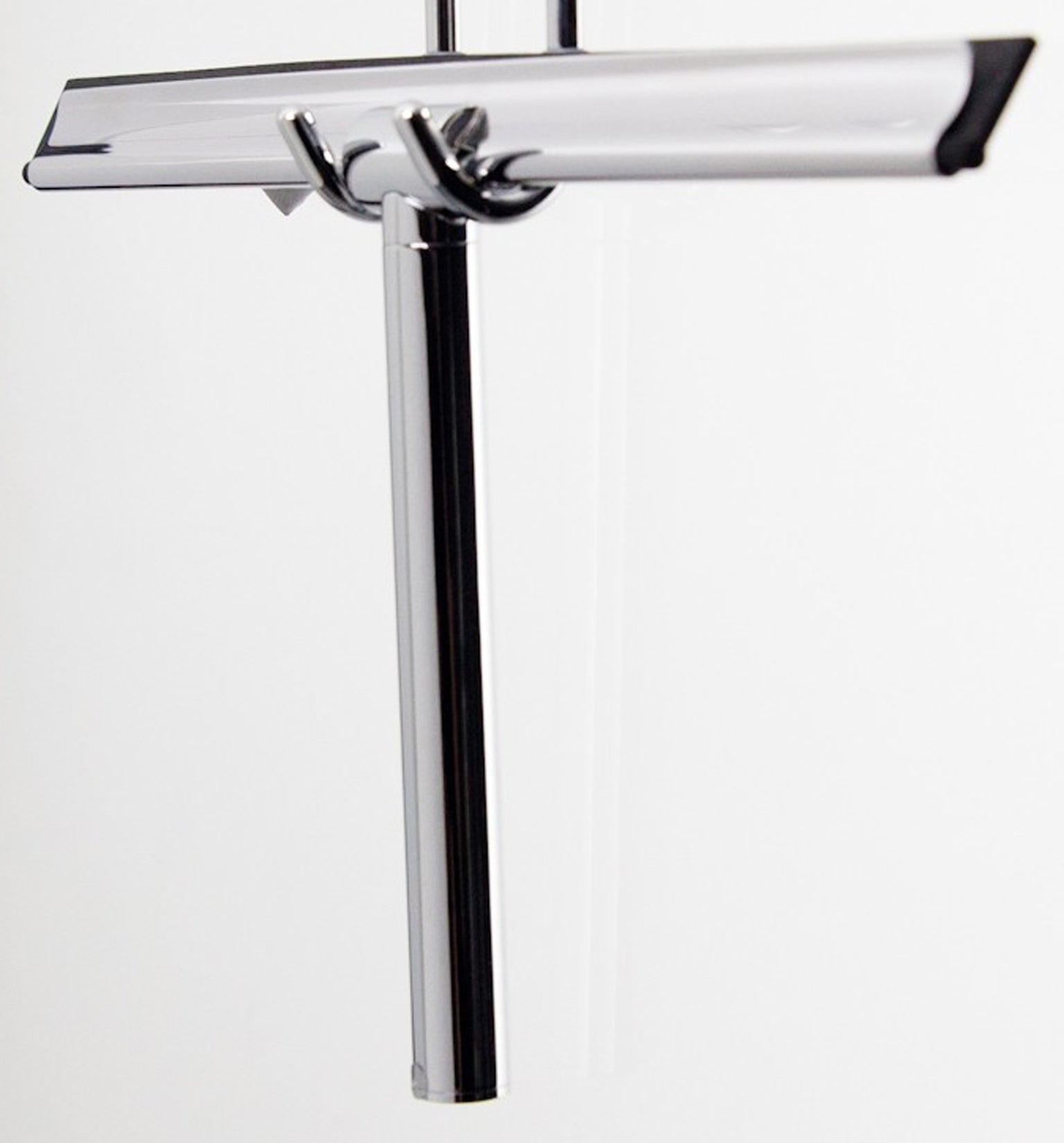 Novellini Tergivetro Tergicristallo Spatola Manuale Metallo Cromato Gomma Struttura Ottone Accessorio Bagno Arredo Togli Acqua