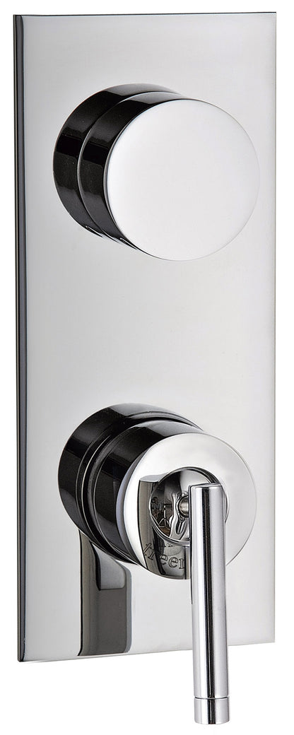 Miscelatore Monocomando Doccia Con Deviatore A 2 Uscite Rubinetterie Treemme Arche' Materiale Ottone Finitura Cromata