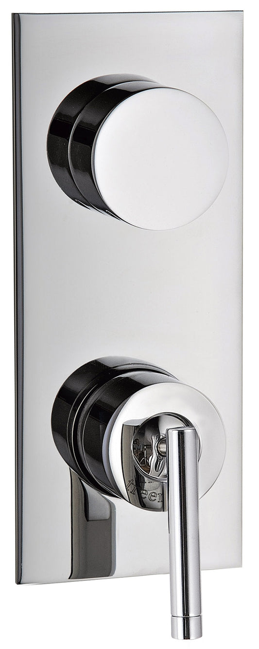 Miscelatore Monocomando Doccia Con Deviatore A 2 Uscite Rubinetterie Treemme Arche' Materiale Ottone Finitura Cromata