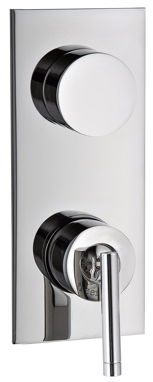 Miscelatore Monocomando Doccia Con Deviatore A 3 Uscite Rubinetterie Treemme Arche' Materiale Ottone Finitura Cromata