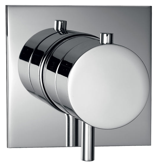 Rubinetterie Treemme Arché Miscelatore Doccia Termostatico Incasso COAX A Muro Parte Interna Esterna Materiale Ottone Finitura Cromata Monoforo 1 Foro 1 Via Monocomando 1 Leva Stile Moderno