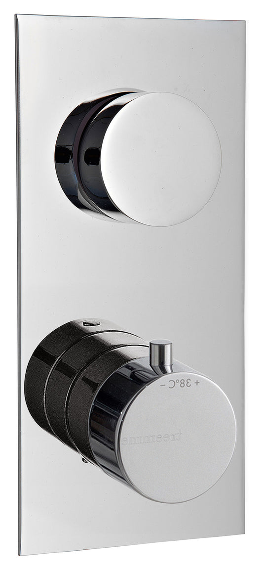 Miscelatore Termostatico Doccia Incasso Coax Con Deviatore A 2 Uscite Rubinetterie Treemme Arche' Materiale Ottone Finitura Cromata