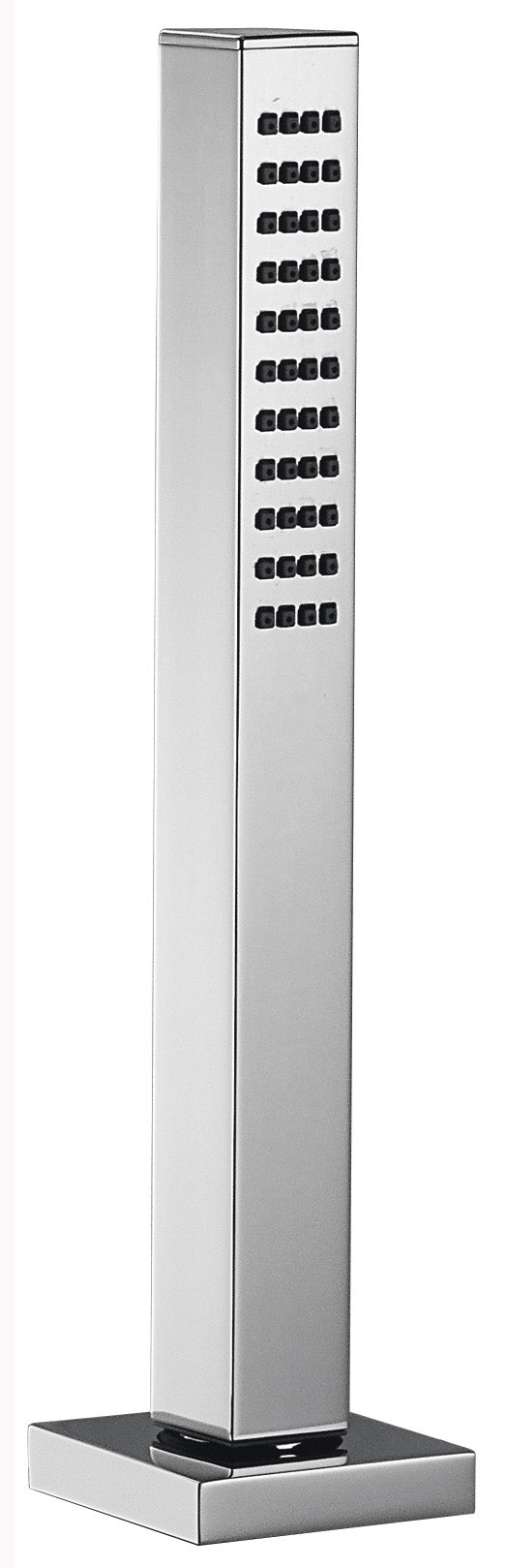 Rubinetterie Treemme Arché Doccetta Estraibile a Mano Bordo Vasca Ad Appoggio Altezza 220 mm Flessibile in PVC 1,5 Metri Materiale Metallo Finitura Cromata Stile Moderno Uscita Acqua a Getto