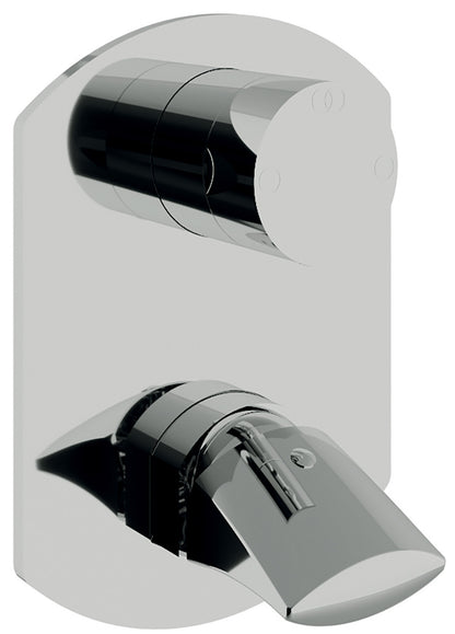 Miscelatore Monocomando Doccia Incasso Con Deviatore 3 Uscite Rubinetterie Treemme Hedo' Materiale Ottone Finitura Cromata