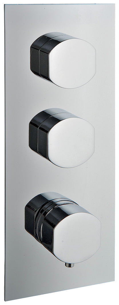 Miscelatore Doccia Monocomando Termostatico Incasso Con Deviatore 2 Uscite Rubinetterie Treemme Hedo' Materiale Ottone Finitura Cromata