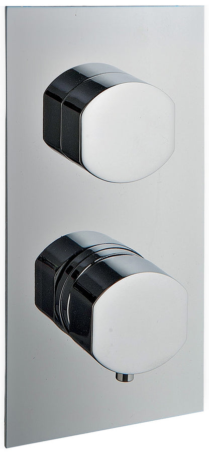 Rubinetterie Treemme Hedo' Miscelatore Doccia Monocomando Termostatico Incasso 3 Uscite Materiale Ottone Finitura Cromata