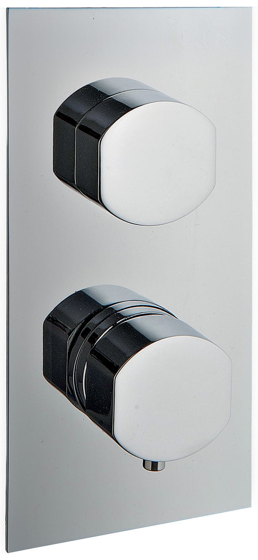 Rubinetterie Treemme Hedo' Miscelatore Doccia Monocomando Termostatico Incasso 3 Uscite Materiale Ottone Finitura Cromata