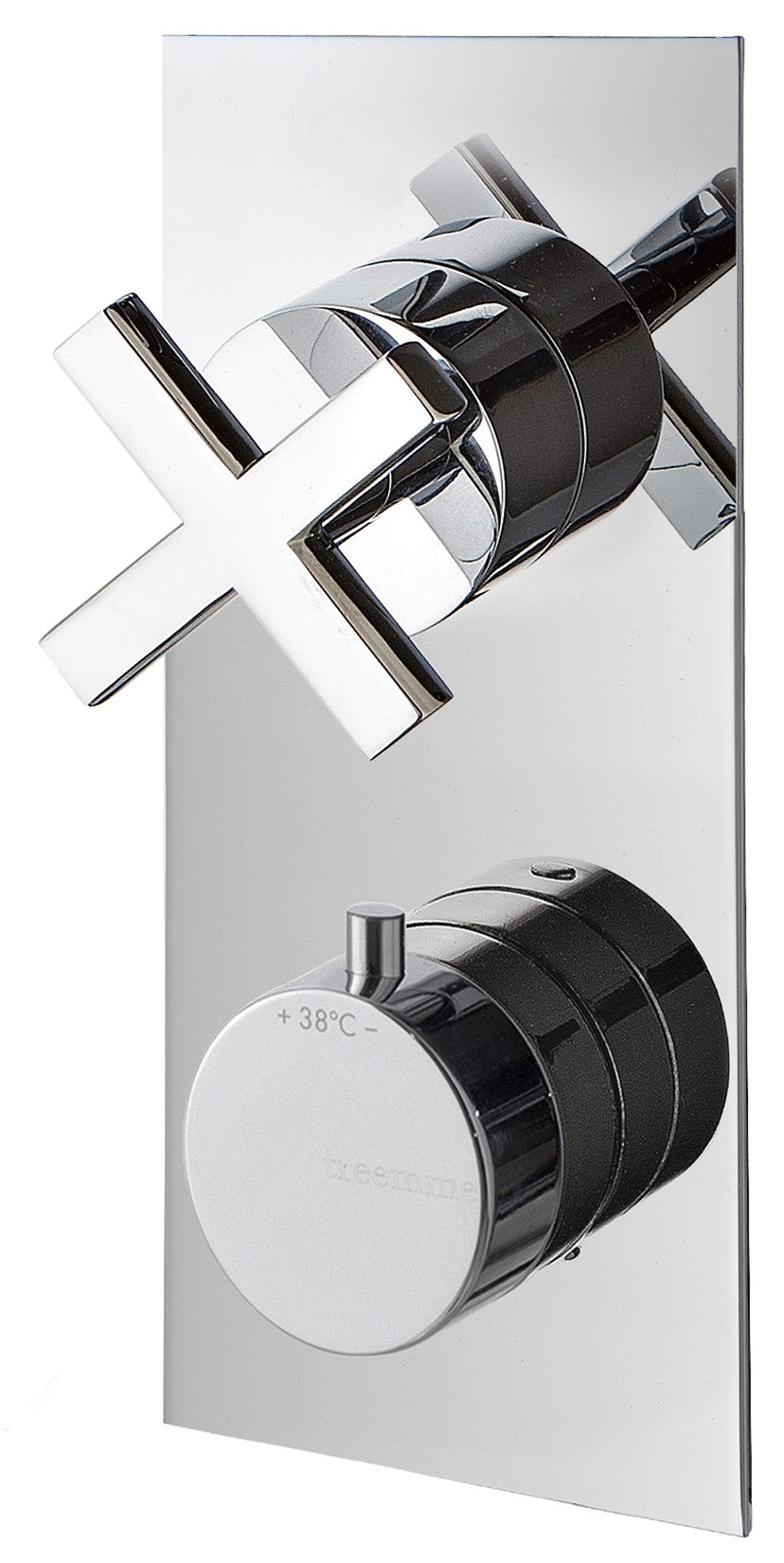 Rubinetterie Treemme Line Miscelatore Termostatico Doccia Incasso Con Deviatore 2 Uscite Materiale Ottone Finitura Cromata