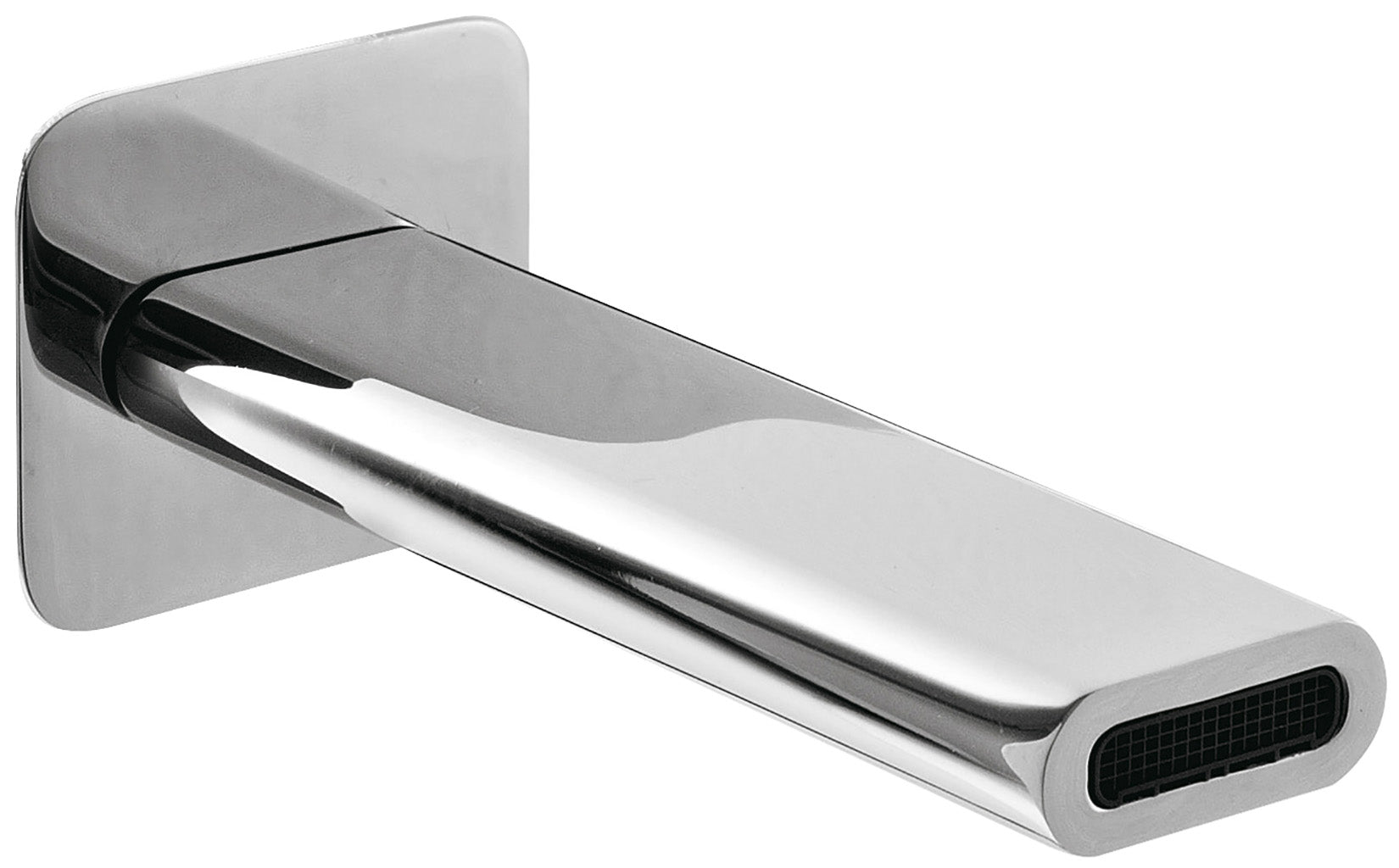 Rubinetterie Treemme Nanotech Bocca a Muro 165 mm Getto di Erogazione Installazione a Parete Materiale Ottone Finitura Cromata Stile Moderno Monoforo