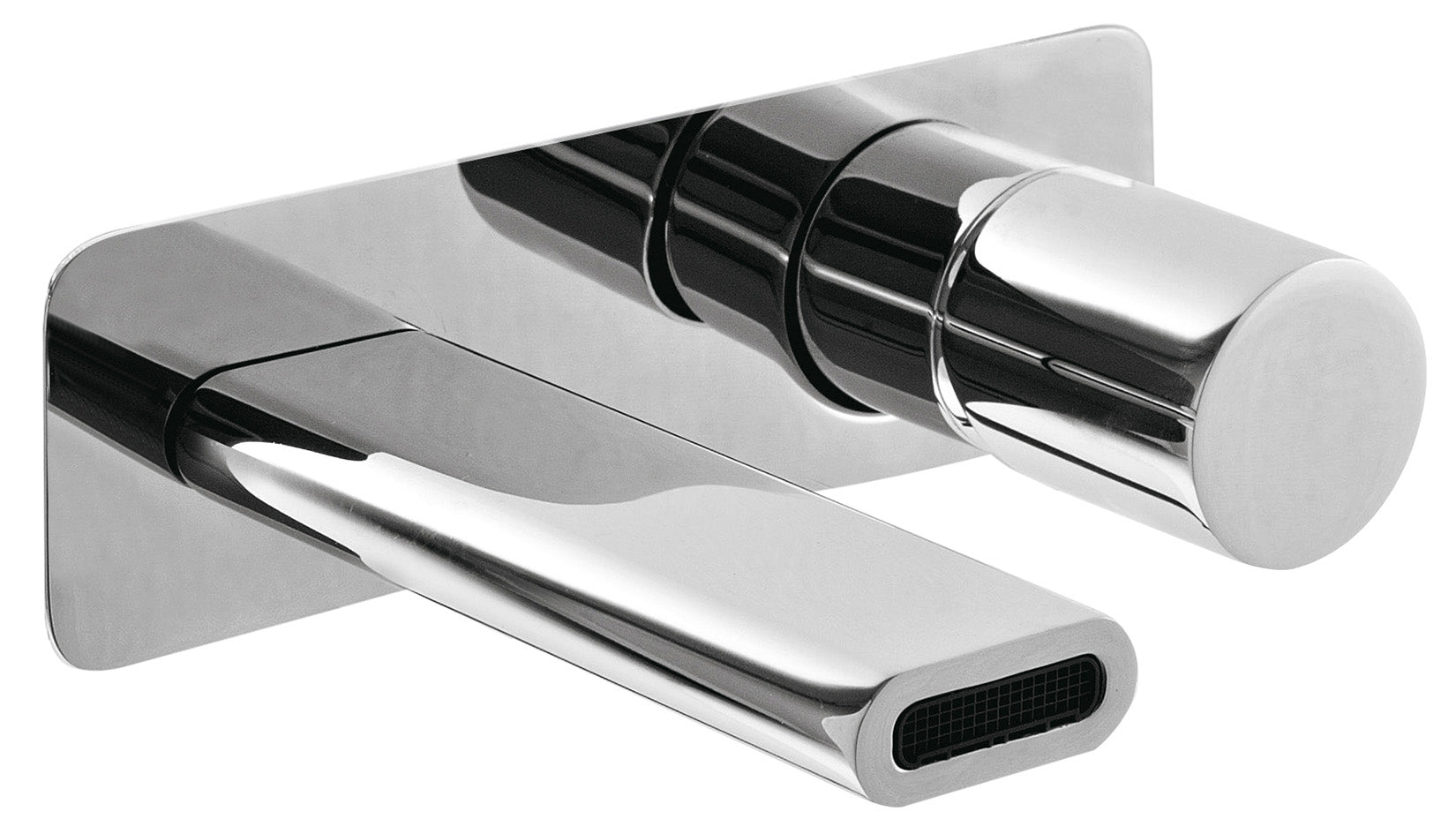 Miscelatore Monocomando Lavabo Incasso 132 mm A Parete Rubinetterie Treemme Nanotech Materiale Ottone Finitura Cromata