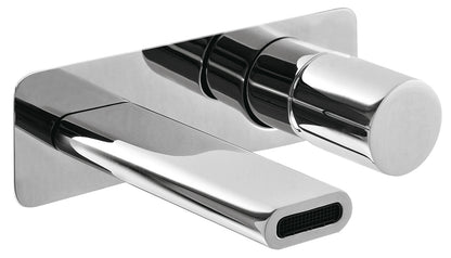 Miscelatore Monocomando Lavabo Incasso 132 mm A Parete Rubinetterie Treemme Nanotech Materiale Ottone Finitura Cromata