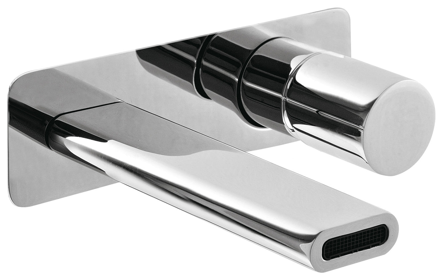 Miscelatore Monocomando Lavabo Incasso Parete 167 mm Rubinetterie Treemme Nanotech Materiale Ottone Finitura Cromata