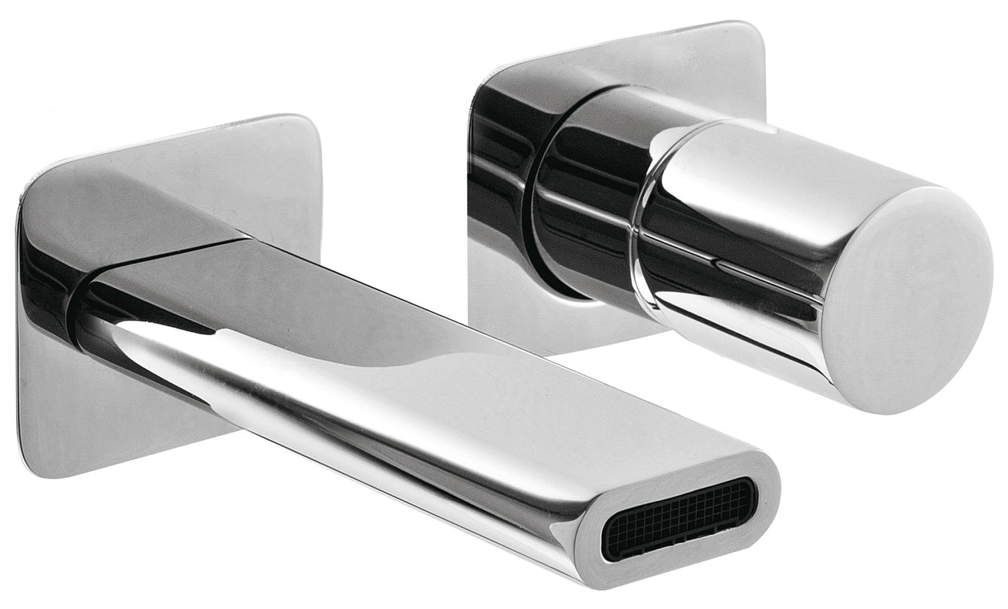 Miscelatore Monocomando Lavabo Incasso 135 mm Parete Rubinetterie Treemme Nanotech Materiale Ottone Finitura Cromata