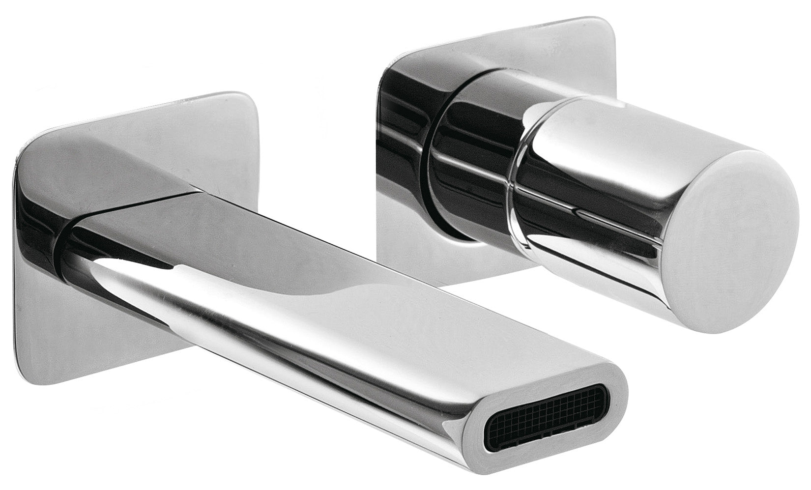 Miscelatore Monocomando Lavabo Incasso 135 mm Parete Rubinetterie Treemme Nanotech Materiale Ottone Finitura Cromata