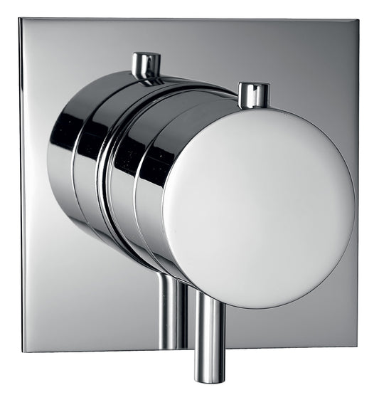 Rubinetterie Treemme Nanotech Miscelatore Doccia Termostatico Incasso COAX A Muro Parte Interna Esterna Materiale Ottone Finitura Cromata Monoforo 1 Foro 1 Via Monocomando 1 Leva Stile Moderno