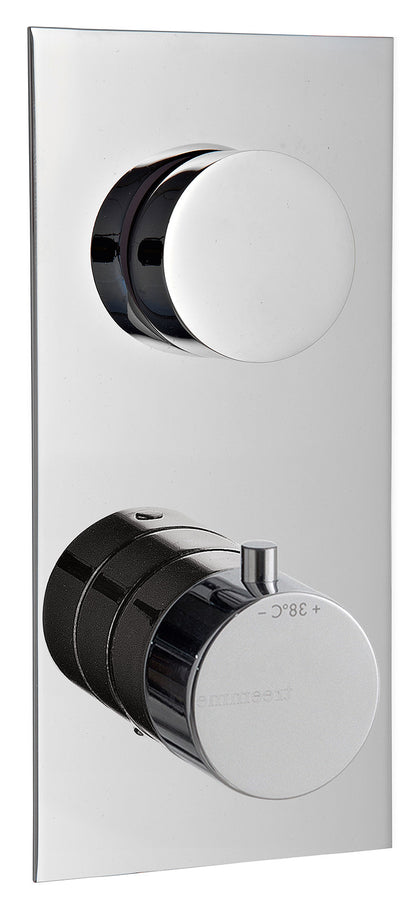 Miscelatore Termostatico Doccia Incasso Con Deviatore A 2 Uscite Rubinetterie Treemme Nanotech Materiale Ottone Finitura Cromata