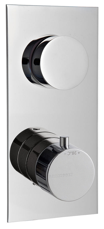 Miscelatore Termostatico Doccia Incasso Muro Con Deviatore A 3 Uscite Rubinetterie Treemme Nanotech Materiale Ottone Finitura Cromata