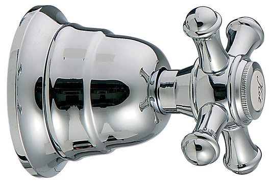 Rubinetterie Treemme 3M OLD ITALY RWIT 4440 CC 01 + RWIT 4440 ZZ 72 Rubinetto D'Arresto 1/2" - COLD Materiale Ottone Finitura Cromata