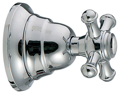 Rubinetterie Treemme 3M OLD ITALY RWIT 4462 CC 40 + RWIT 4462 ZZ 72 Rubinetto D'Arresto Deviatore Incasso 2 Uscite Materiale Ottone Finitura Cromata