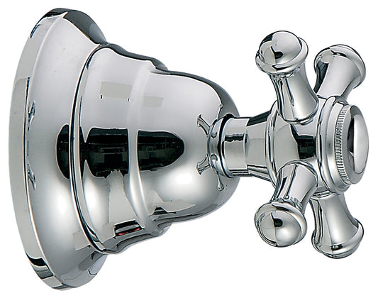 Rubinetterie Treemme 3M OLD ITALY RWIT 4462 CC 40 + RWIT 4462 ZZ 72 Rubinetto D'Arresto Deviatore Incasso 2 Uscite Materiale Ottone Finitura Cromata