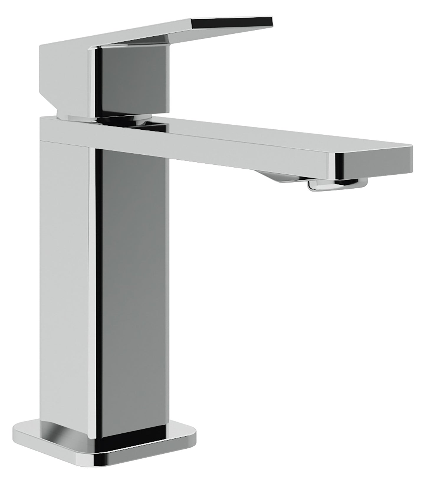 Rubinetterie Treemme 3M PA36 IT 8B11 CC QF ZZ Miscelatore Lavabo 104 mm Monocomando Appoggio 1 Leva Monoforo Stile Moderno Altezza 157 mm Lunghezza 157 mm Areatore Orientabile Materiale Ottone Finitura Cromato Senza Piletta di Scarico