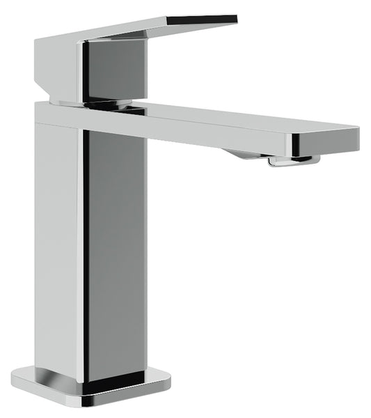 Rubinetterie Treemme 3M PA36 IT 8B11 CC QF ZZ Miscelatore Lavabo 104 mm Monocomando Appoggio 1 Leva Monoforo Stile Moderno Altezza 157 mm Lunghezza 157 mm Areatore Orientabile Materiale Ottone Finitura Cromato Senza Piletta di Scarico