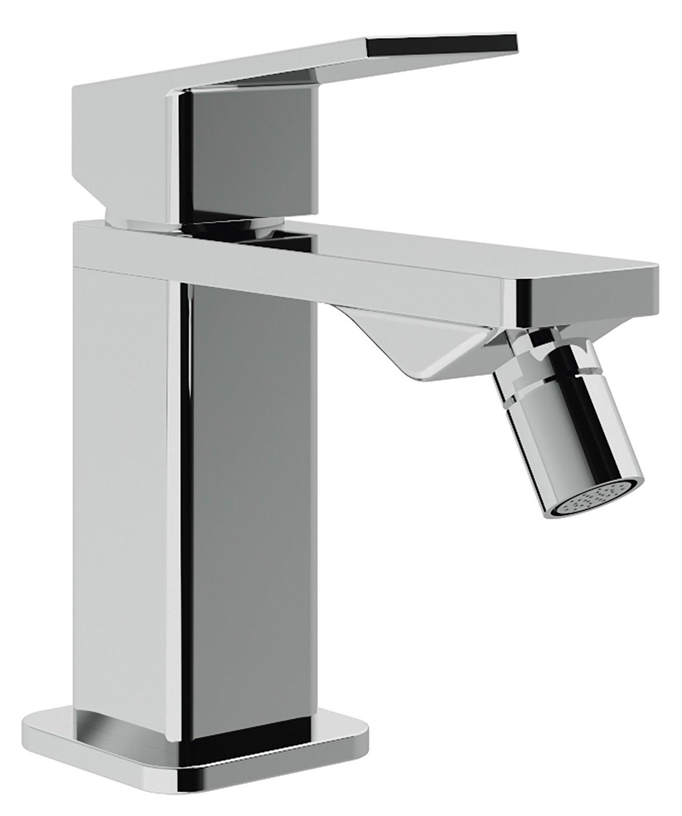 Rubinetterie Treemme 3M Pa36 IT 8B22 CC QF ZZ Miscelatore Bidet Monoforo Monocomando Appoggio 1 Leva Stile Moderno Altezza 140 mm Lunghezza 127 mm Areatore Orientabile Senza Piletta Di Scarico Materiale Ottone Finitura Cromato