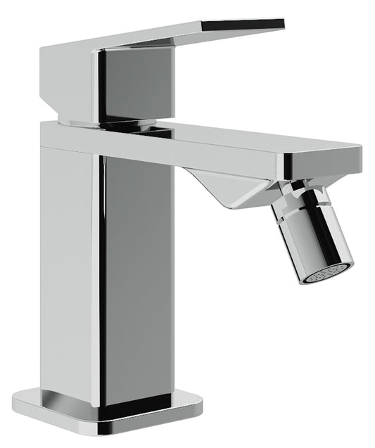 Rubinetterie Treemme 3M Pa36 IT 8B22 CC QF ZZ Miscelatore Bidet Monoforo Monocomando Appoggio 1 Leva Stile Moderno Altezza 140 mm Lunghezza 127 mm Areatore Orientabile Senza Piletta Di Scarico Materiale Ottone Finitura Cromato